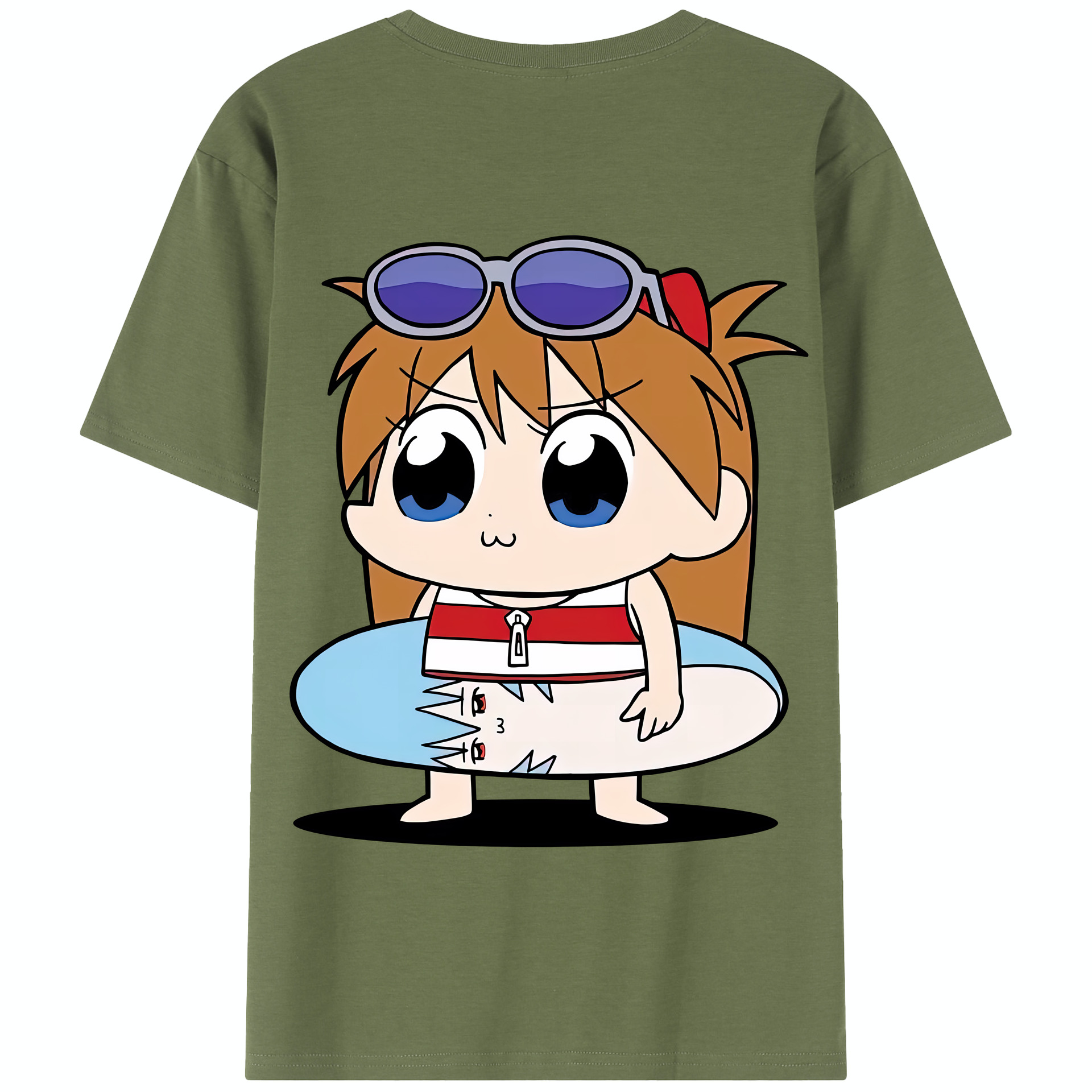 （画像用） EVA 新世紀エヴァンゲリオン 綿100％半袖Tシャツ（背面プリント）